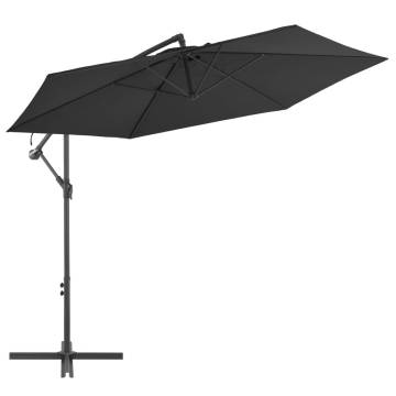 Cantilever Umbrella 300cm Black – Stylish Shade Solution