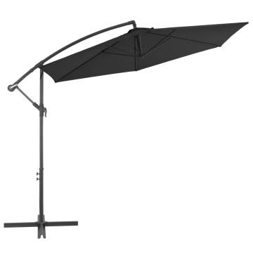 Cantilever Umbrella 300cm Black – Stylish Shade Solution