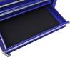 Tool Trolley with 4 Drawers - Durable Steel Blue Storage