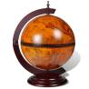 Tabletop Globe Bar Wine Stand - Elegant Wood Design