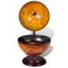 Tabletop Globe Bar Wine Stand - Elegant Wood Design