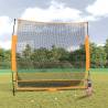 Golf Practice Net Black and Orange - Durable & Spacious