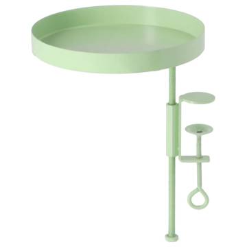 Esschert Design Green Plant Tray with Clamp - Medium Size