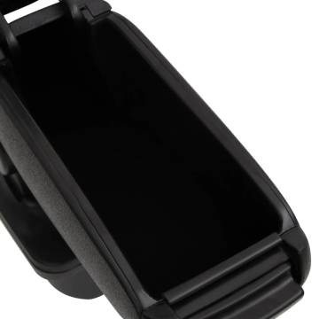 Stylish Car Armrest Black 14x35 cm | Durable ABS Storage