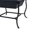 Fire Pit Black 42x42x45 cm Steel - Perfect for Outdoor Warmth