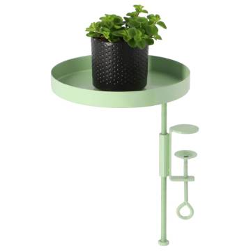 Esschert Design Green Plant Tray with Clamp - Medium Size