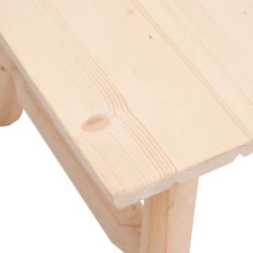 Coffee Table 90x50x41 cm - Solid Wood Spruce | HipoMarket