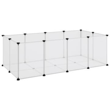 Small Animal Cage Transparent 144x74x46.5 cm - Hipo Market