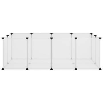 Small Animal Cage Transparent 144x74x46.5 cm - Hipo Market