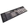 Kitchen Rug Washable Coffee Black 60x180 cm Velvet Colour coffee Size 60 x 180 cm Quantity in Package 1 