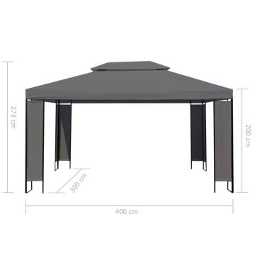 Gazebo Anthracite 300x400 cm | Stylish Outdoor Shade