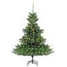 Nordmann Fir Artificial Christmas Tree LED&Ball Set Green 240cm Colour gold Size 240 x 168 cm Quantity in Package 1 Number of Branch Tips 