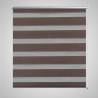 Zebra Blind 100 x 175 cm Coffee Colour brown Size 100 x 175 cm 