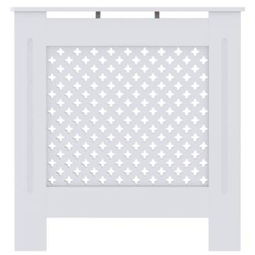 Stylish White MDF Radiator Cover 78 cm | Hipomarket UK