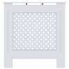 Stylish White MDF Radiator Cover 78 cm | Hipomarket UK