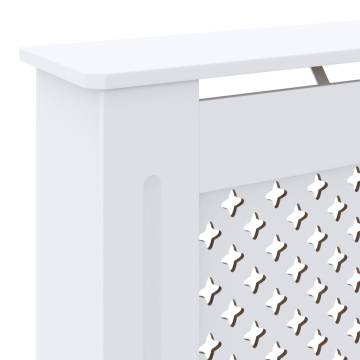 Stylish White MDF Radiator Cover 78 cm | Hipomarket UK