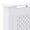 Stylish White MDF Radiator Cover 78 cm | Hipomarket UK