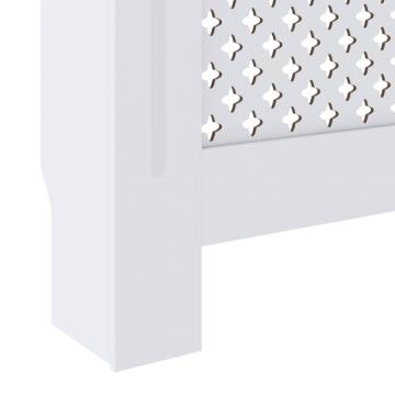 Stylish White MDF Radiator Cover 78 cm | Hipomarket UK