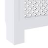 Stylish White MDF Radiator Cover 78 cm | Hipomarket UK