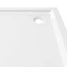 Square ABS Shower Base Tray White 80x80 cm - Modern Comfort