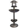 Decorative Birdbath with Solar LED Lights | Hipo Market