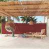 Patio Retractable Side Awning 140x600 cm Red Colour red Size 140 x 600 cm Quantity in Package 1 