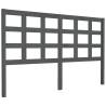 Grey Solid Wood Bed Headboard - 156x4x100 cm | Hipomarket