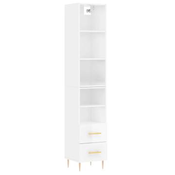 Highboard High Gloss White - Elegant Storage Solution | HipoMarket