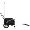 Pet Bike Trailer - Grey & Black Oxford Fabric & Iron | HipoMarket