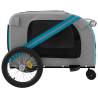 Blue & Grey Pet Bike Trailer | Durable Oxford & Iron Design