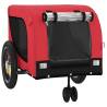 Premium Pet Bike Trailer - Red & Black Oxford Fabric