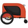 Pet Bike Trailer - Durable Orange & Black for Comfortable Rides