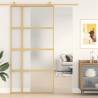 Sliding Door Gold 102.5x205 cm Frosted ESG Glass and Aluminium Colour gold Size 102.5 x 205 cm Quantity in Package 1 Model frosted 