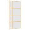 Sliding Door Gold 102.5x205 cm - Frosted ESG Glass & Aluminium