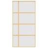 Sliding Door Gold 102.5x205 cm - Frosted ESG Glass & Aluminium