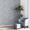 Wallpaper 3D Stone Look Light Grey Colour light grey Quantity in Package 1 