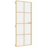 Interior Door Slim Golden 83x201.5 cm - Modern Glass & Aluminium