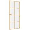 Interior Door Slim Golden 83x201.5 cm - Modern Glass & Aluminium