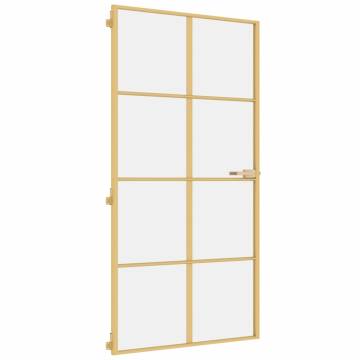 Interior Door Slim Golden 102.5x201.5 cm - Modern & Durable