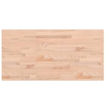 Solid Wood Beech Bathroom Countertop 100x50 cm | HipoMarket