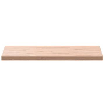 Solid Wood Beech Bathroom Countertop 100x50 cm | HipoMarket