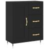 Stylish Highboard Black - Elegant Engineered Wood Storage Unit