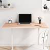 Desk Top 110x(50-55)x2.5 cm Solid Wood Beech Colour natural Size 110 x (50-55) x 2.5 cm 