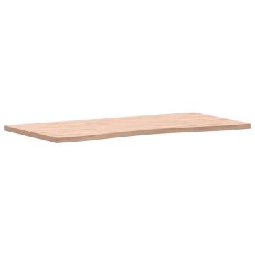 Solid Wood Beech Desk Top 110x(50-55)x2.5 cm | HIPO Market