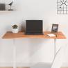 Desk Top 100x(45-50)x1.5 cm Solid Wood Beech Colour brown Size 100 x (45-50) x 1.5 cm 