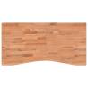 Solid Wood Beech Desk Top 100x(45-50)x1.5 cm | Hipo Market