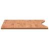 Solid Wood Beech Desk Top 100x(45-50)x1.5 cm | Hipo Market