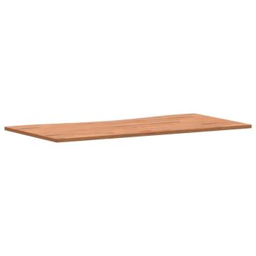 Solid Wood Beech Desk Top 100x(45-50)x1.5 cm | Hipo Market