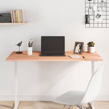 Solid Wood Beech Desk Top 110x55 cm - Durable & Stylish