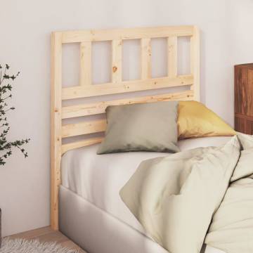 Stylish Solid Wood Pine Bed Headboard | 96x4x100 cm